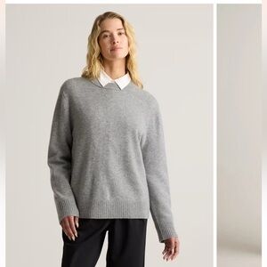 100% Mongolian Cashmere Oversized Crewneck Sweater - Brand New